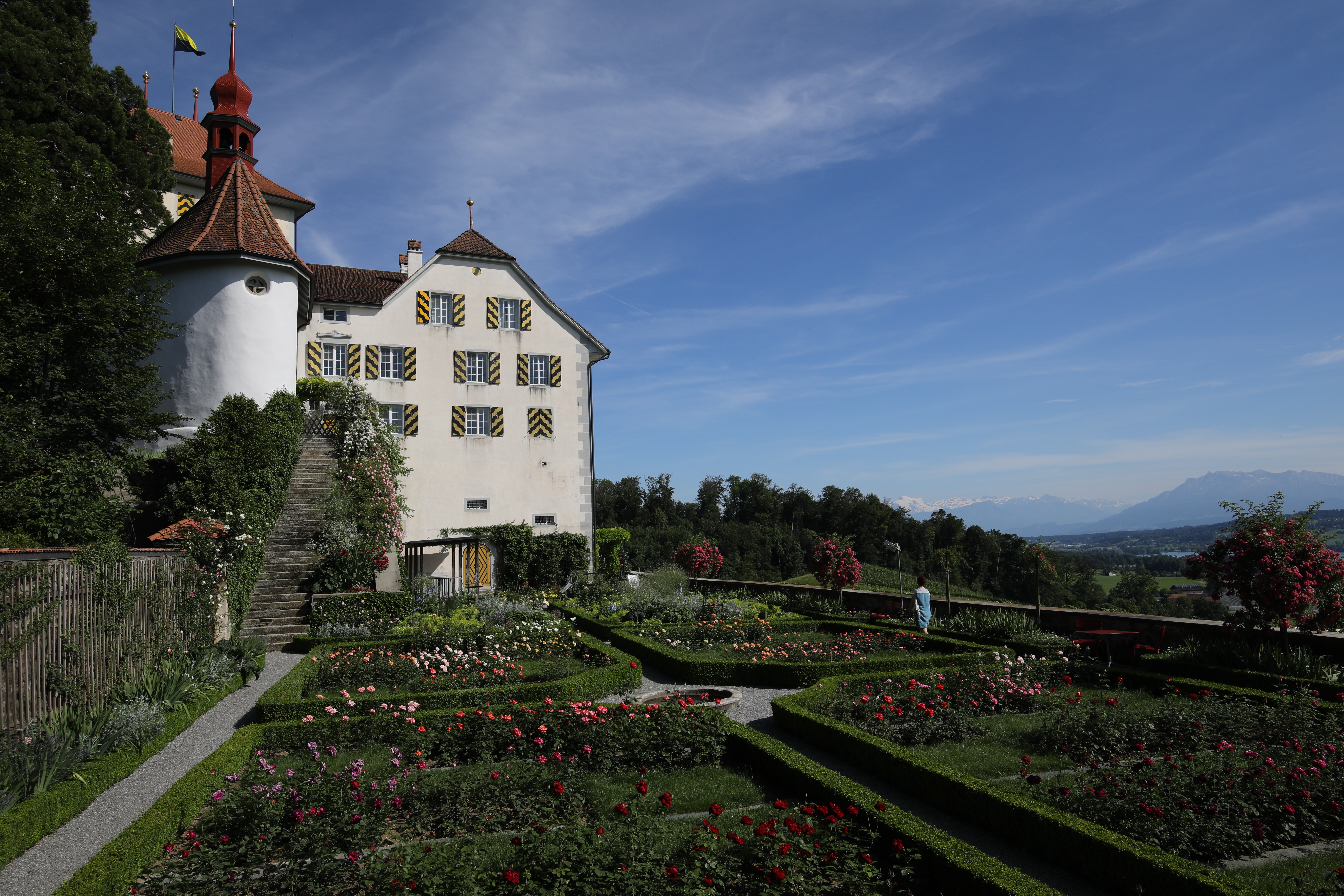 Rosengarten Schloss Heidegg